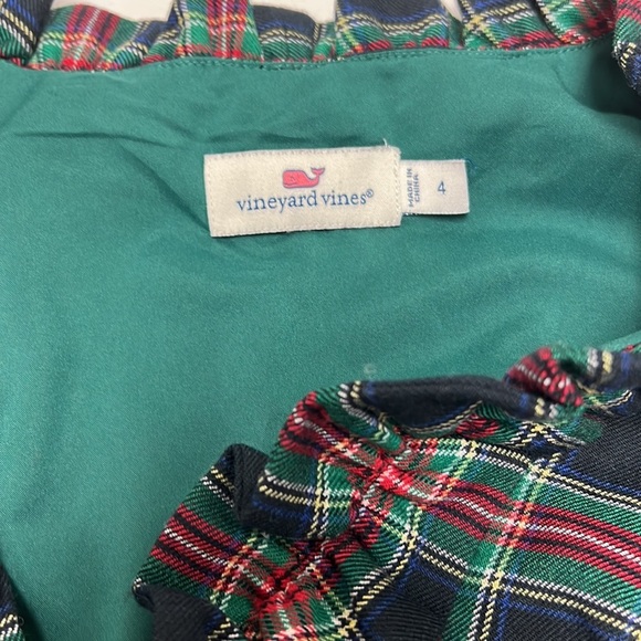Vineyard Vines Tartan Jumper Dress Size 4 - Picture 4 of 7